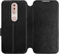 Phone Cover Flip case for Nokia 4.2 in Black&Gray with grey interior - Kryt na mobil