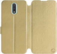 Flip case for Nokia 3.2 in Gold&Gray with grey interior - Phone Cover