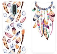 Flip case for mobile Nokia 3.2 - M003S Trap and colourful feathers - Phone Cover