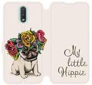 Flip mobile phone case Nokia 3.2 - M039P Pug My Little Hippie - Phone Cover
