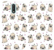 Flip mobile phone case Nokia 3.2 - M097P Pugs - Phone Cover