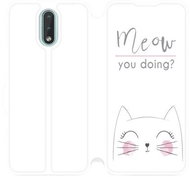 Flip mobile phone case Nokia 3.2 - M098P Meow you doing? - Phone Cover