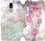 Flip mobile phone case Nokia 3.2 - MF15S Lady with pink hair - Phone Cover