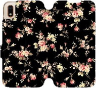 Flip case for Honor 8S - VD02S Flowers on black - Phone Cover
