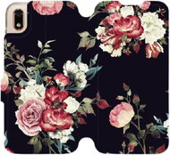 Flip case for Honor 8S - VD11P Rose on black - Phone Cover