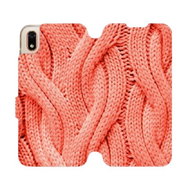 Flip case for Honor 8S - MK02S Orange sweater pattern - Phone Cover