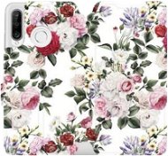 Flip mobile phone case Huawei P30 Lite - MD01S Rose on white - Phone Cover