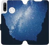Flip case for mobile Huawei P30 Lite - MF05P Blue planet - Phone Cover