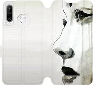 Flip case for mobile Huawei P30 Lite - MF08S Face of a girl - Phone Cover