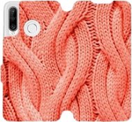 Flip mobile phone case Huawei P30 Lite - MK02S Orange sweater pattern - Phone Cover