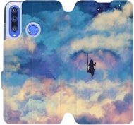 Kryt na mobil Flipové puzdro na mobil Honor 20 Lite – MR09S Dievča na hojdačke v oblakoch - Kryt na mobil