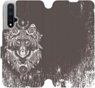 Flipové pouzdro na mobil Honor 20 - V064P Vlk a lapač snů - Phone Cover