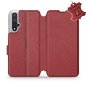 Flip case for Honor 20 - Dark Red - Leather - Dark Red Leather - Phone Cover