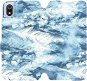 Phone Cover Flip case for Xiaomi Redmi 7A - M058S Light blue horizontal feathers - Kryt na mobil