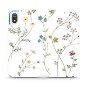 Kryt na mobil Flipové puzdro na mobil Xiaomi Redmi 7A – MD03S Tenké rastlinky s kvetmi - Kryt na mobil