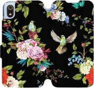 Flipové puzdro na mobil Xiaomi Redmi 7A – VD09S Vtáky a kvety - Kryt na mobil