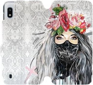 Flip mobile phone case Huawei P Smart Z - MF12P Lady with flowers and mask - Phone Cover