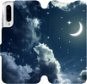 Phone Cover Flip case for Xiaomi Mi A3 - V145P Night sky with moon - Kryt na mobil