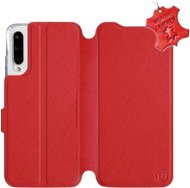 Flip case for Xiaomi Mi A3 - Red - leather - Red Leather - Phone Cover