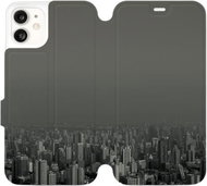 Flip case for Apple iPhone 11 - V063P City in grey - Phone Cover