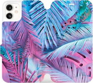 Flip case for Apple iPhone 11 - MG10S Purple and blue leaves - Phone Cover