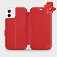 Flip mobile case Apple iPhone 11 - Red - leather - Red Leather - Phone Cover