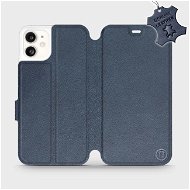 Flip mobile case Apple iPhone 11 - Blue - leather - Blue Leather - Phone Cover