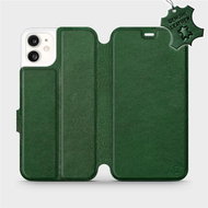 Flip mobile case Apple iPhone 11 - Green - leather - Green Leather - Phone Cover