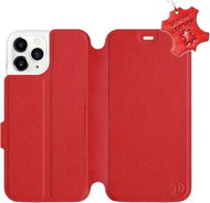 Flip mobile case Apple iPhone 11 Pro - Red - Leather - Red Leather - Phone Cover