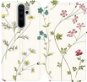Flip case for Xiaomi Redmi Note 8 Pro - MD03S Thin plants with flowers - Phone Cover
