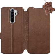Flip case for Xiaomi Redmi Note 8 Pro - Brown - Brown Leather - Phone Cover