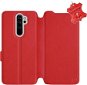 Flip case for Xiaomi Redmi Note 8 Pro - Red - leather - Red Leather - Phone Cover