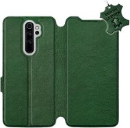 Flip puzdro na mobil Xiaomi Redmi Note 8 Pro – Zelené – kožené – Green Leather - Kryt na mobil