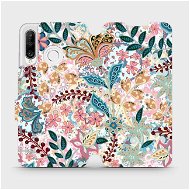 Flip case for mobile Huawei P30 Lite - MX04S Intricate flowers and leaves - Phone Cover