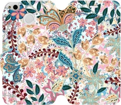 Flip case for Xiaomi Redmi 4X - MX04S Intricate flowers and leaves - Phone Cover - Main image