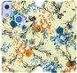 Flip case for Honor 8A - MX05S Blue and orange flowers on yellow background - Phone Cover