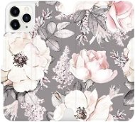 Flip case for Apple iPhone 11 Pro - MX06S Flowers on grey background - Phone Cover