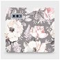 Flip mobile phone case Samsung Galaxy S10e - MX06S Flowers on grey background - Phone Cover