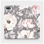 Flip case for Xiaomi Redmi 6A - MX06S Flowers on grey background - Phone Cover