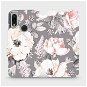 Flip case for Xiaomi Redmi 7 - MX06S Flowers on grey background - Phone Cover