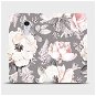 Phone Cover Flip case for Xiaomi Redmi Note 4 Global - MX06S Flowers on grey background - Kryt na mobil