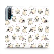 Flip case for mobile phone Huawei Nova 5T - M097P Pugs - Phone Cover