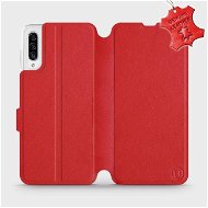 Flip case for Samsung Galaxy A30s - Red - leather - Red Leather - Phone Cover