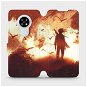 Flip mobile phone case Nokia 6.2 - MA06S Figure on fire - Phone Cover