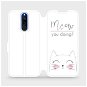 Flip case for Xiaomi Redmi 8 - M098P Meow you doing? - Phone Cover