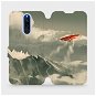 Flip case for Xiaomi Redmi 8 - MA03P Orange plane in the mountains - Phone Cover