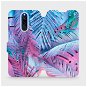 Flip case for Xiaomi Redmi 8 - MG10S Purple and blue leaves - Phone Cover