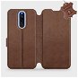 Flip case for Xiaomi Redmi 8 - Brown - Leather - Brown Leather - Phone Cover