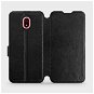 Flip case for Xiaomi Redmi 8a in Black&Gray with grey interior - Phone Cover