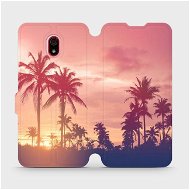 Flip case for Xiaomi Redmi 8a - M134P Palms and pink sky - Phone Cover